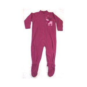 PAJAMAS,  3T,  LL BEAN,  reindeer